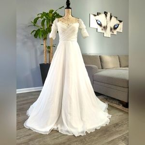 Beautiful Wedding Dress Gown Sleeve